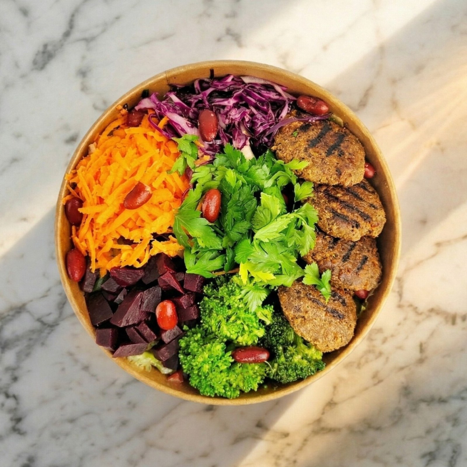 Vegan Köfteli Salata