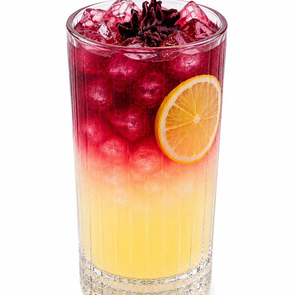 Berry Hibiscus Lemonade