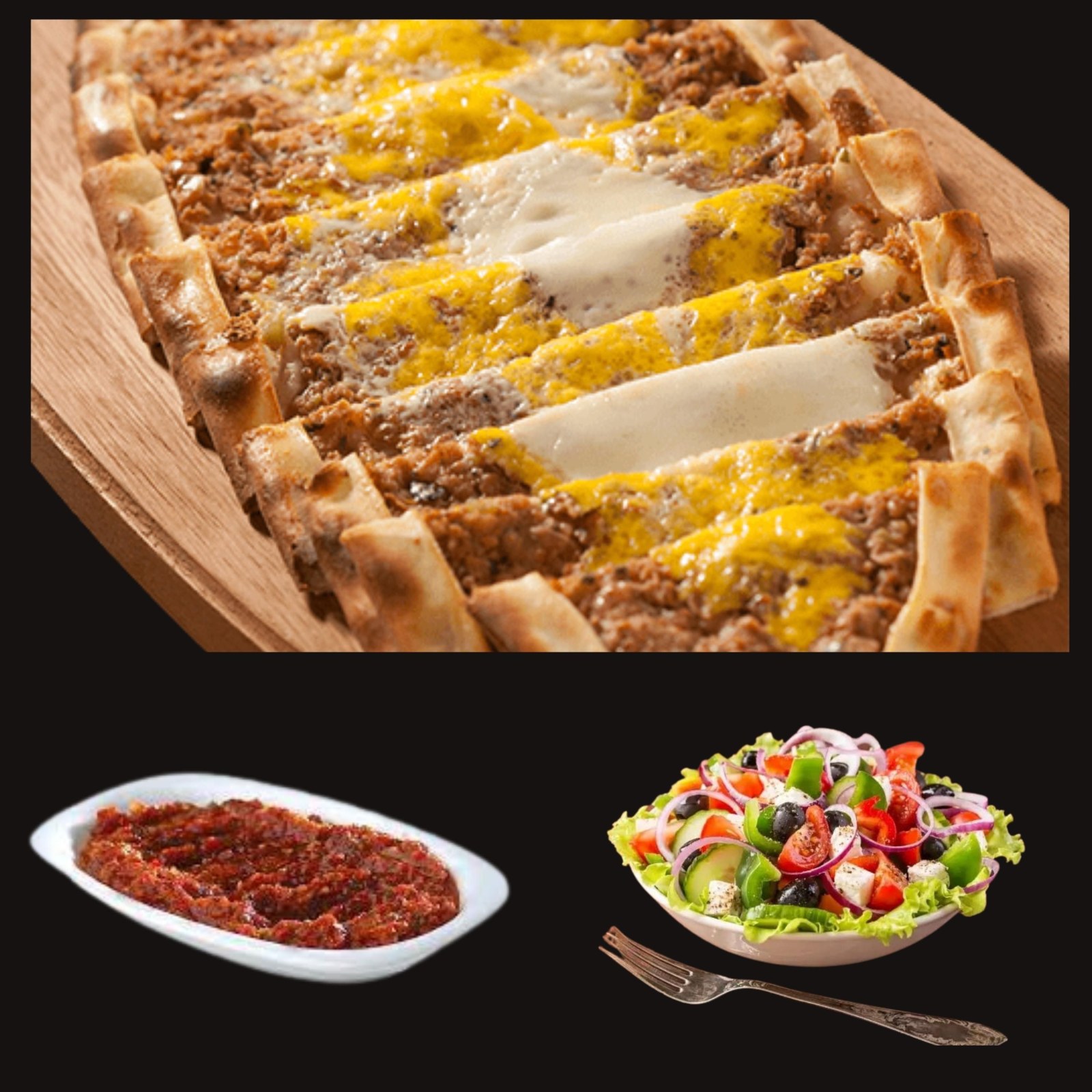 Kıymalı Yumurtalı Pide