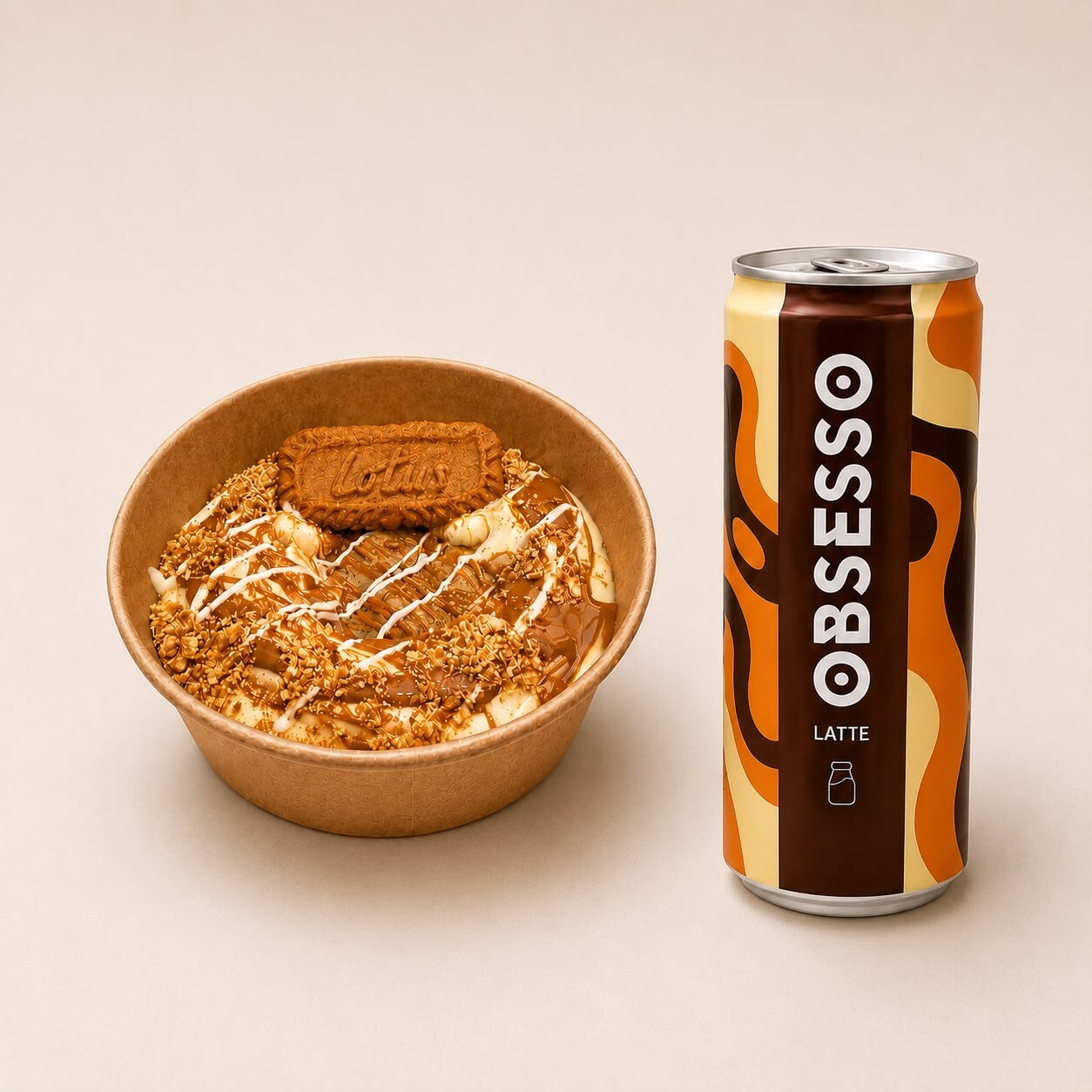 Lotuslu Cookie & Obsesso Soğuk Kahve