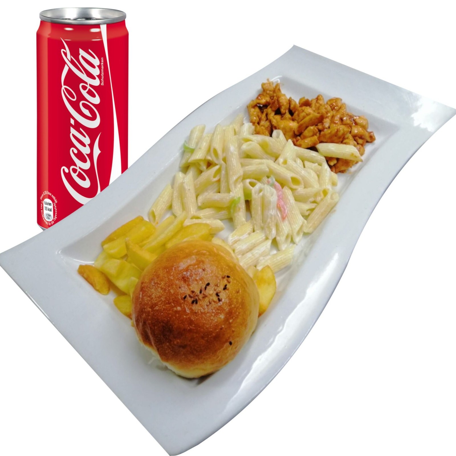 Köri Soslu Tavuk+ 330 Ml. Coca Cola