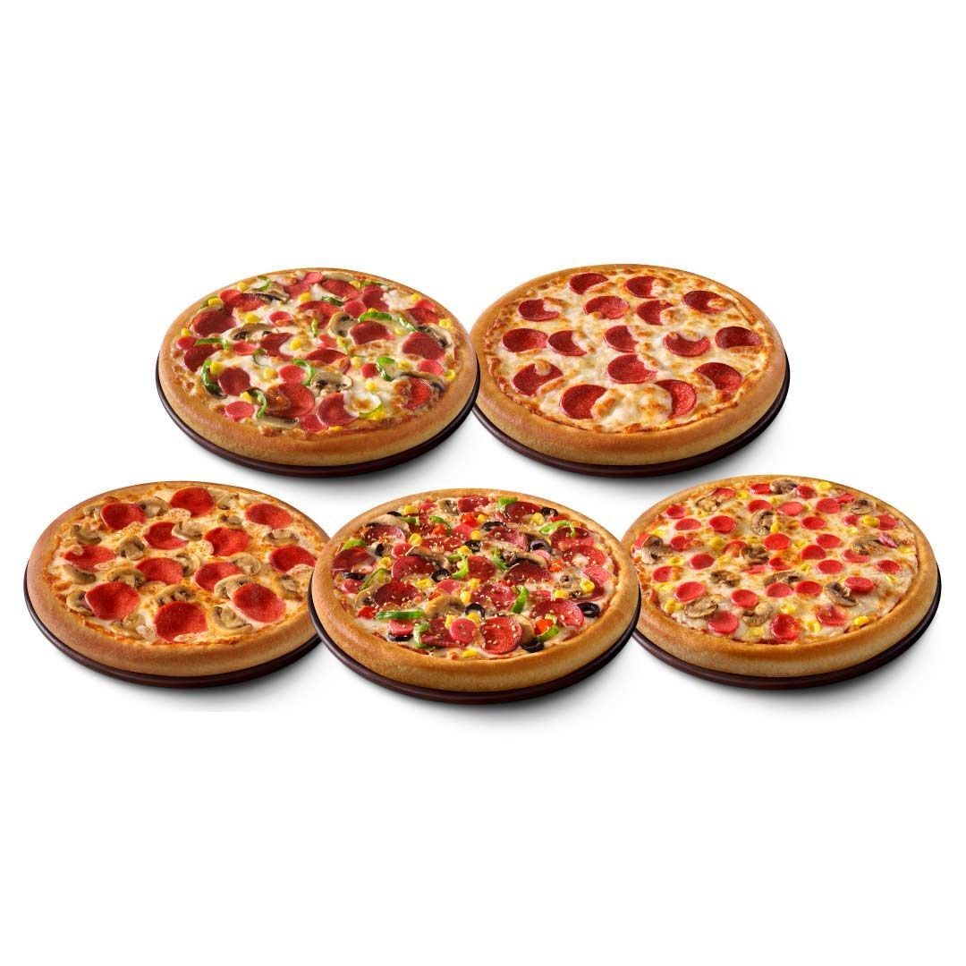 5 Orta Boy Pizza Fırsatı