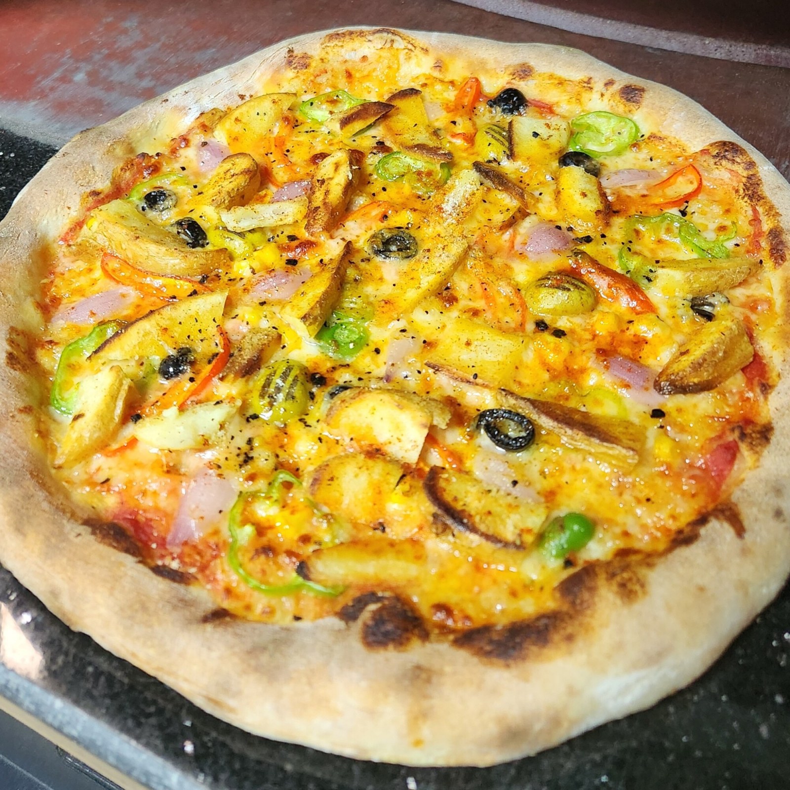 Fırın Patatesli Pizza (Orta)