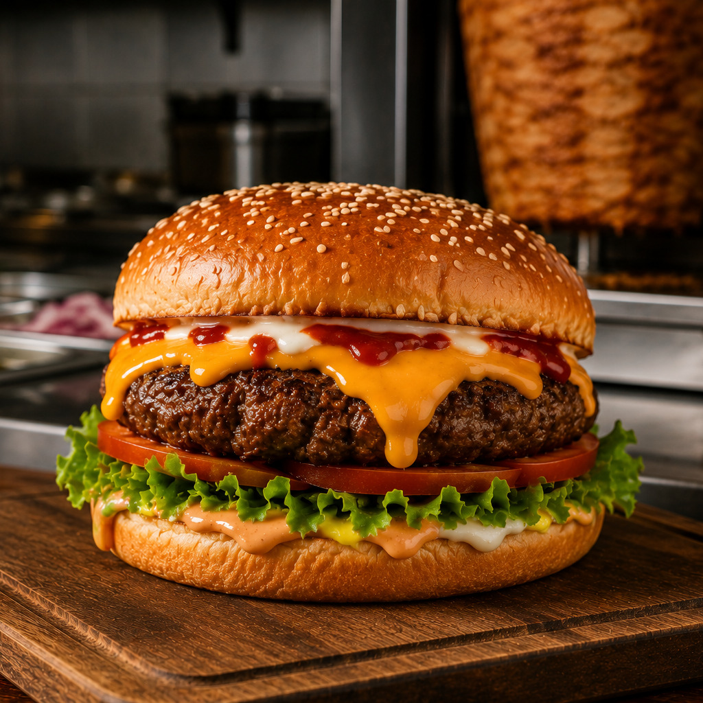 Wegga's Double Et Burger