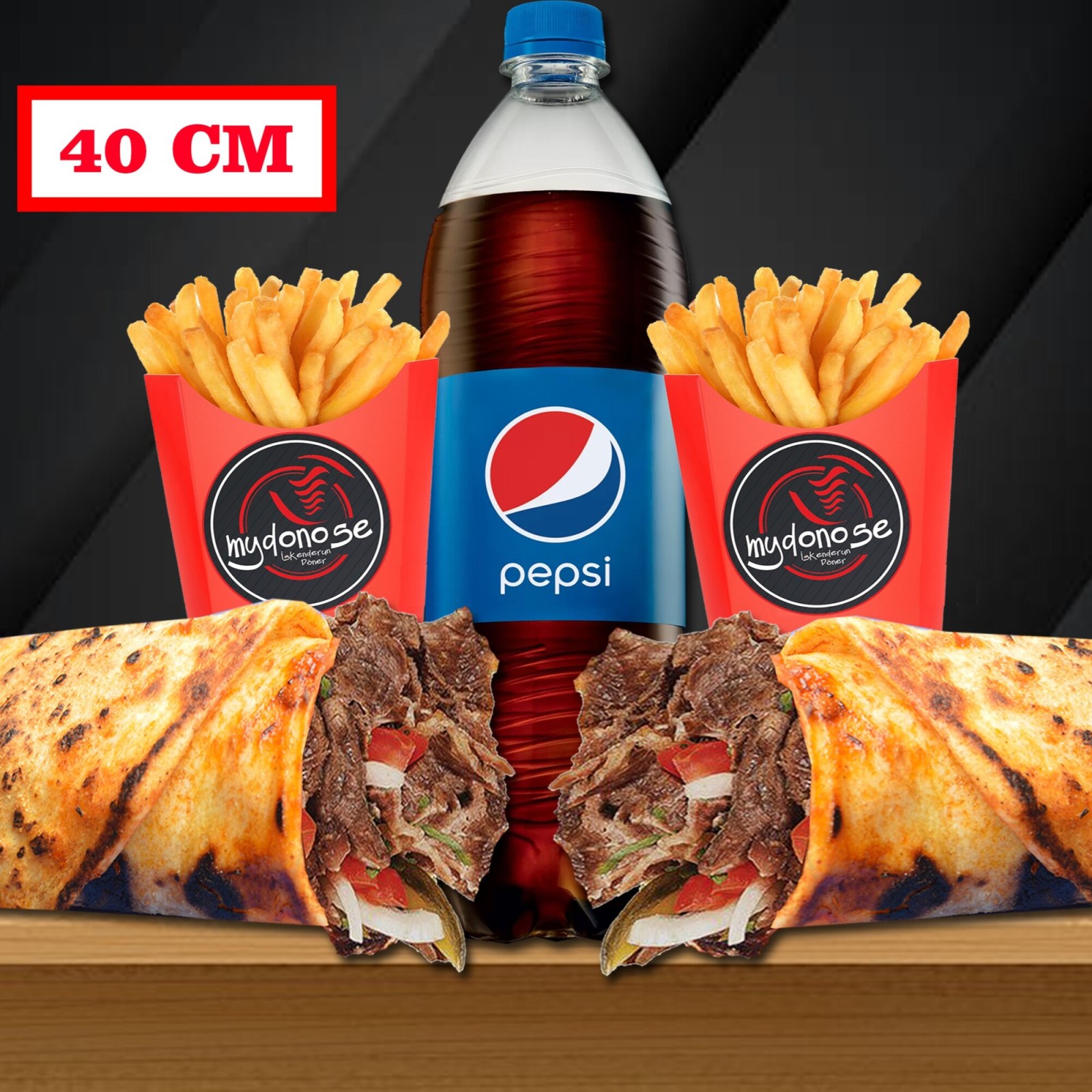 2'li Zurna Et Döner Dürüm Menü