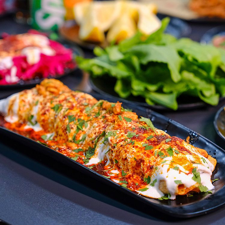 Yoğurtlu Et tantuni