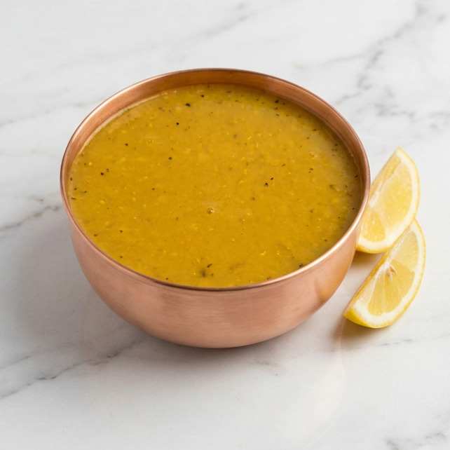 Süzme Mercimek Çorbası (Et Suyu ile)