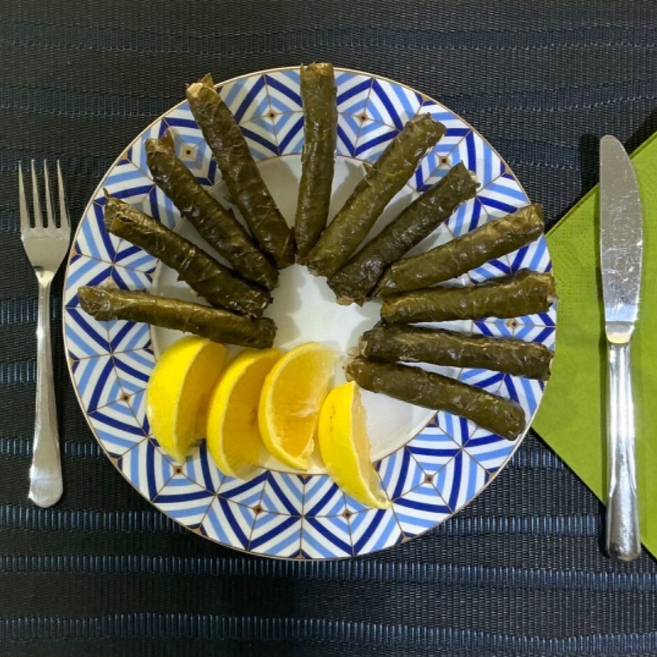 Zeytinyağlı Sarma + Limon