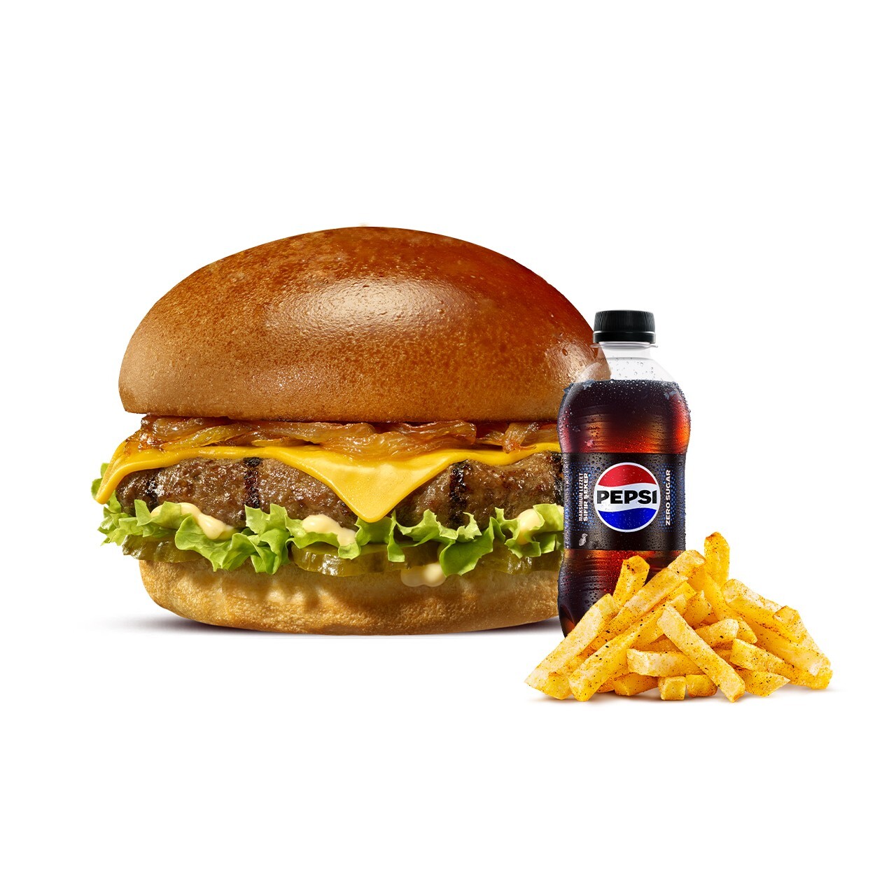 Cheese Beef Burger Menü