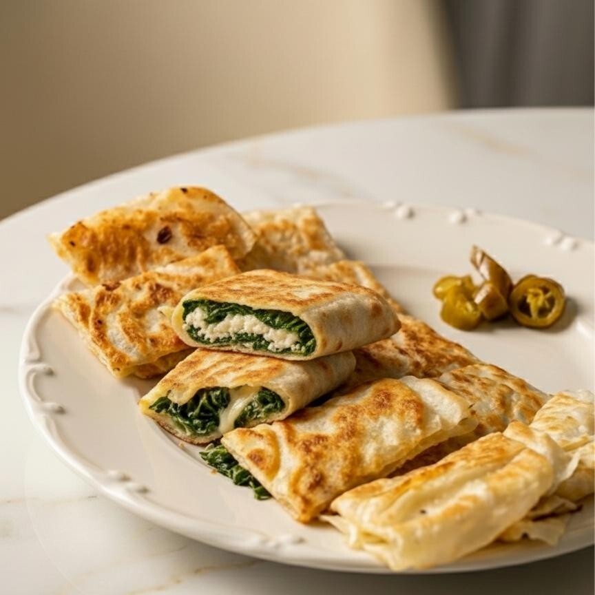 ISPANAK PEYNİRLİ Gözleme