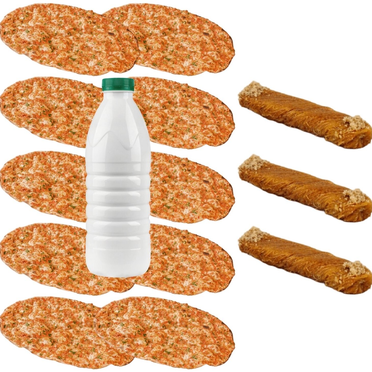 Tatlı 10'Lu Lahmacun Menü