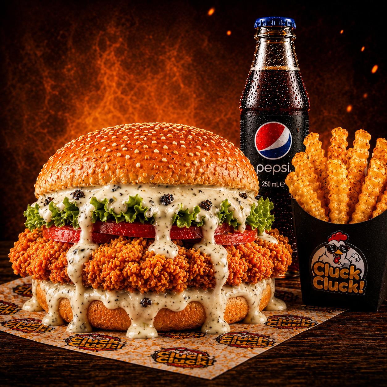Truf Mantar Mayonez Burger Menü