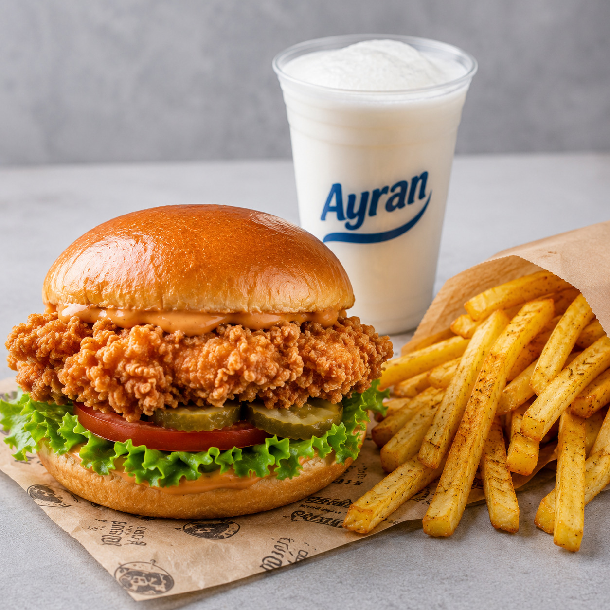 Chicken Burger Menü