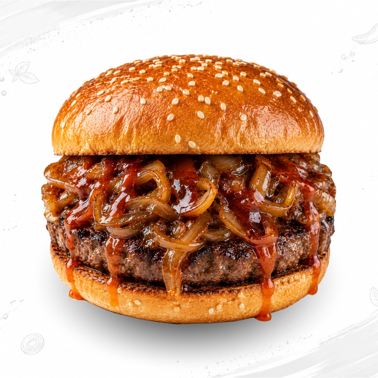Acılı BBQ Burger