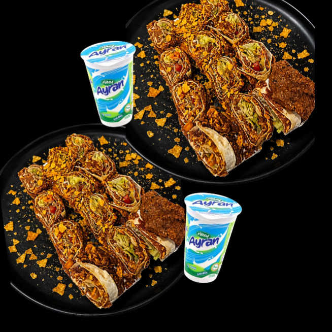 2'li Dilimli Doritoslu Sushi Roll 2 Ayran