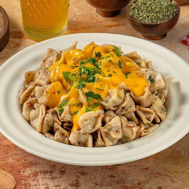 Cheddar Soslu Kayseri Mantısı