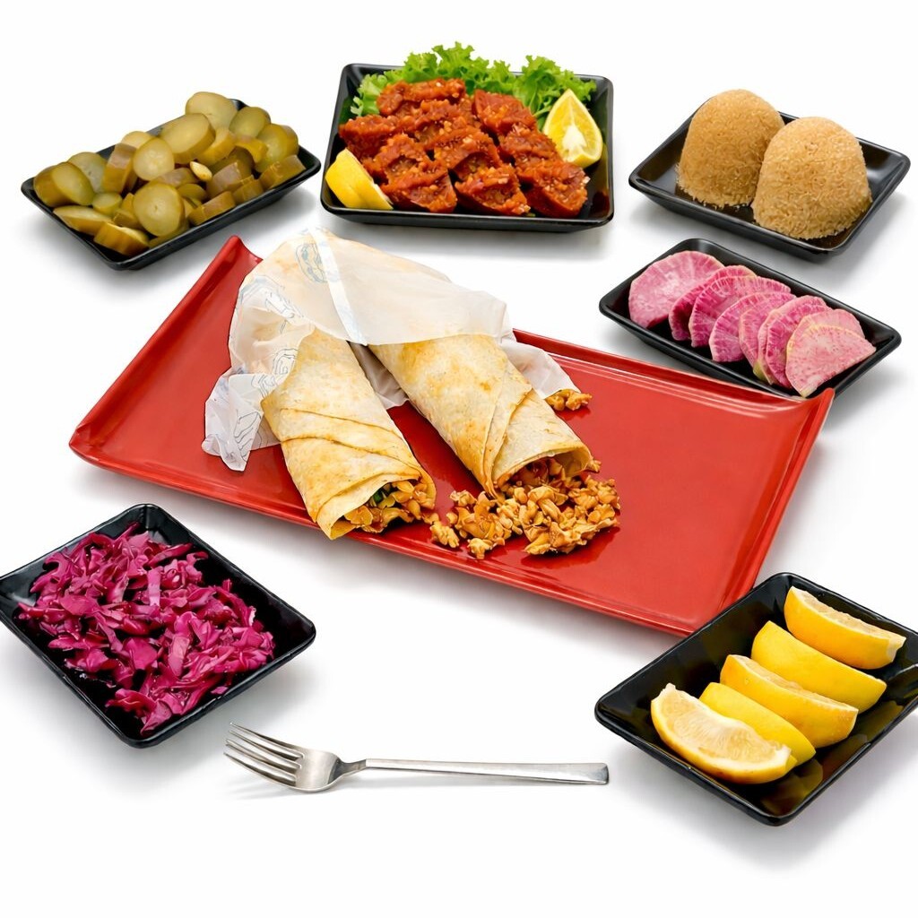 Tavuk Tantuni Dürüm(çift lavaş)