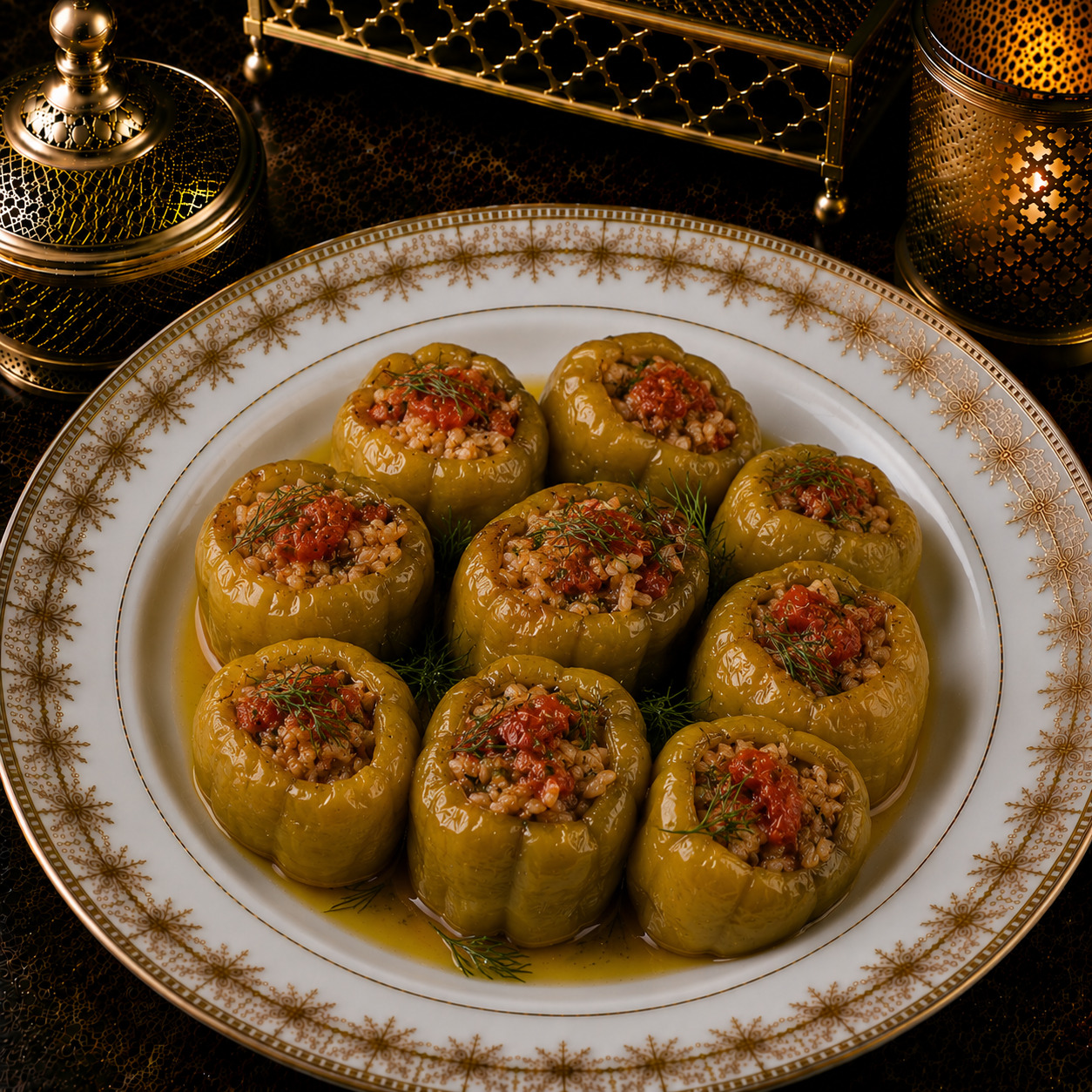 Zeytinyağlı Biber Dolma