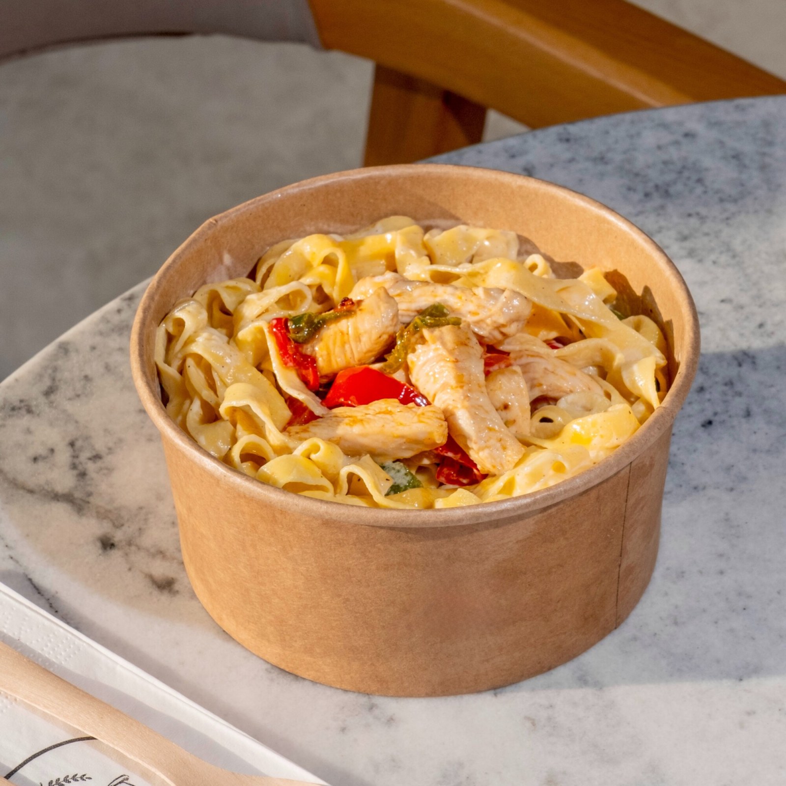 Fettuccine Tavuk&Renkli Biber
