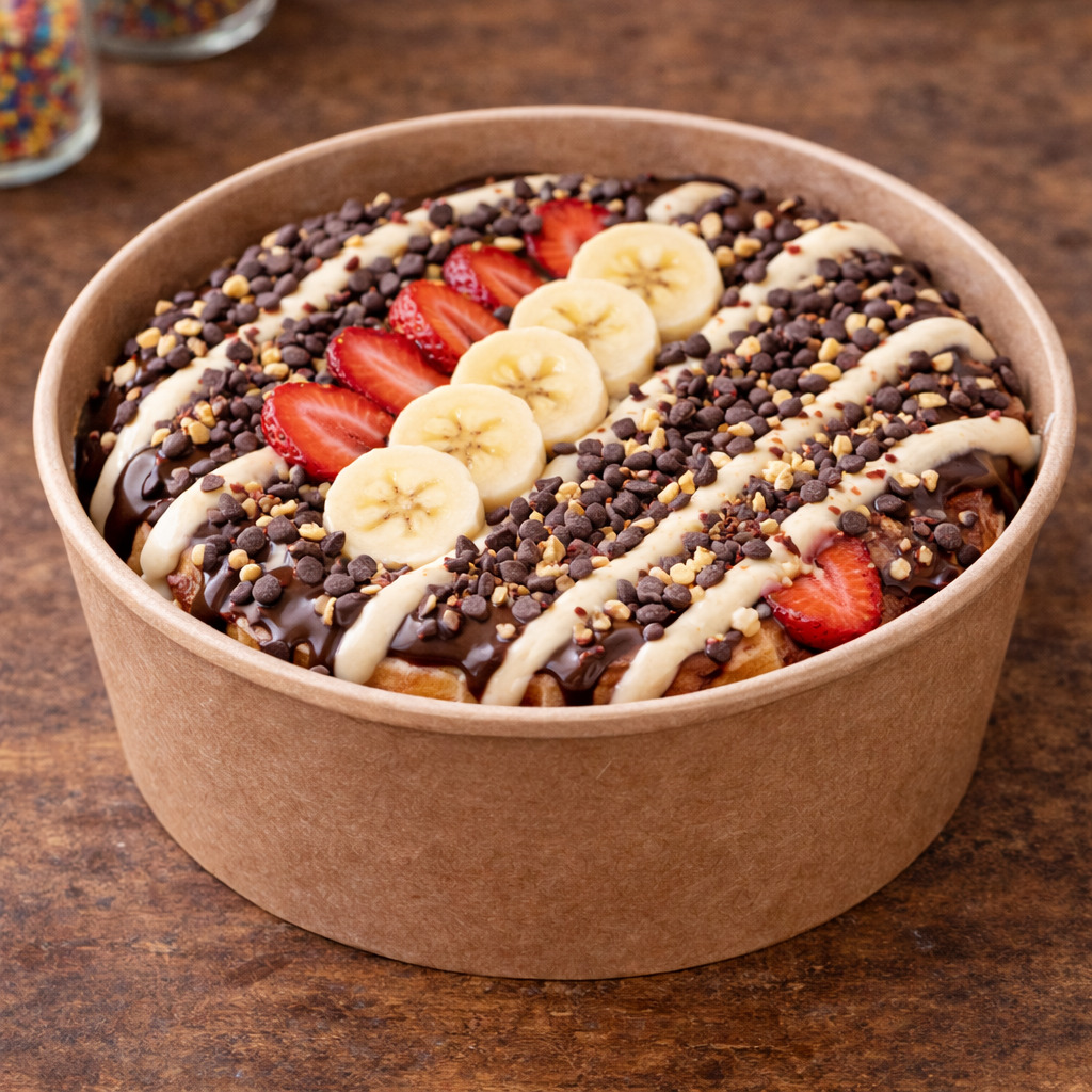 Bi Bitter Çikolata & Tiramisu Waffle big (bowl) KOVA