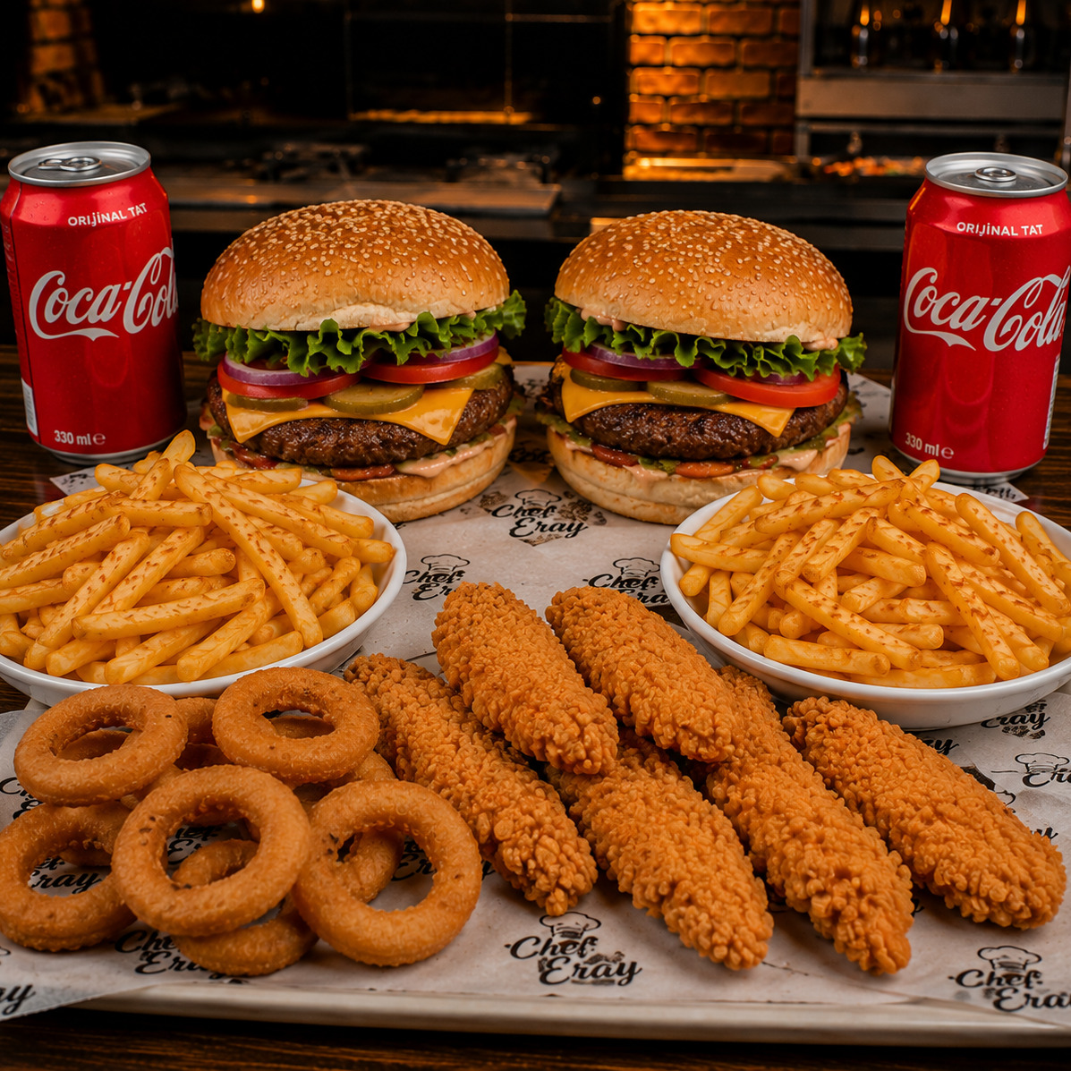 Chef Burger Menü (2 Kişilik)