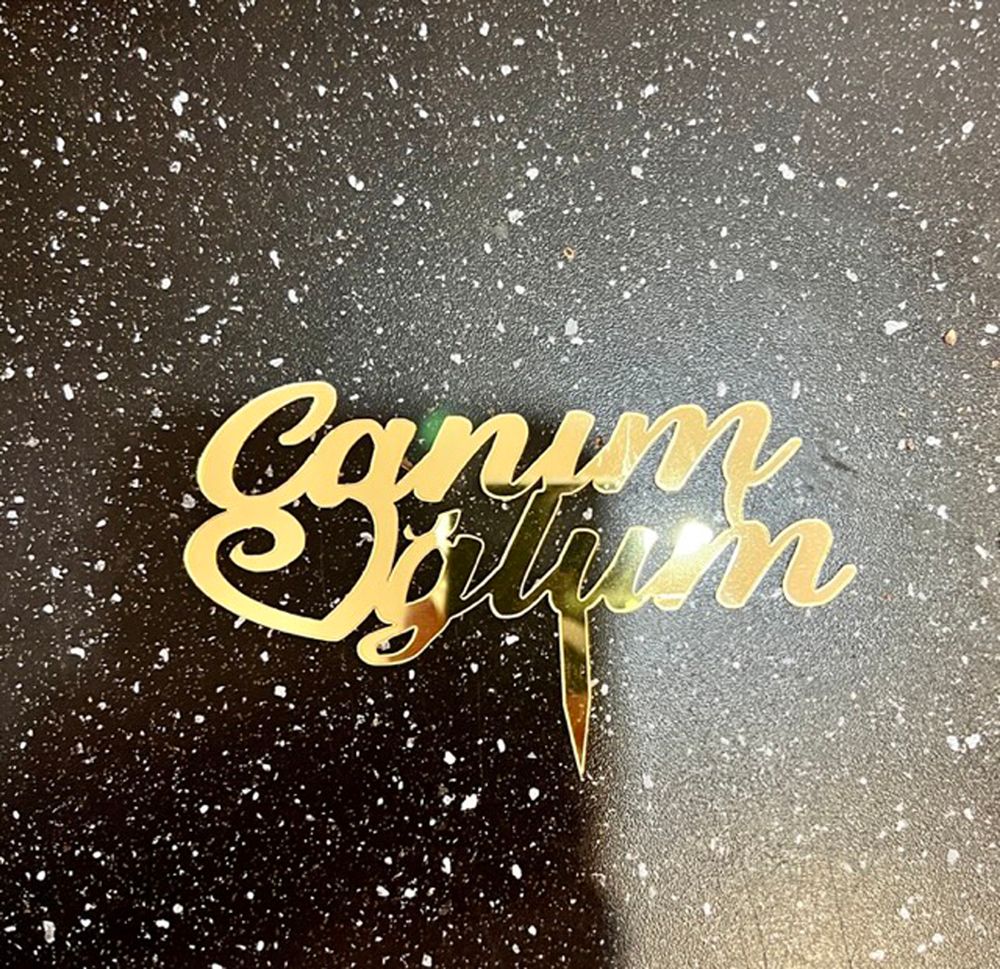 Canım Oğlum (Pleksi Yazı Plakası)