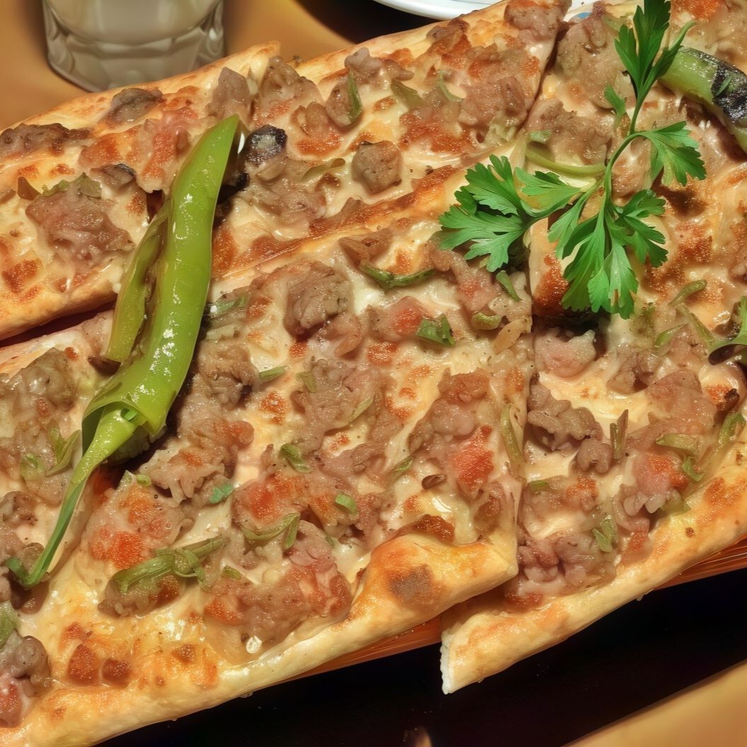 Bıçak Arası Pide + Ayran