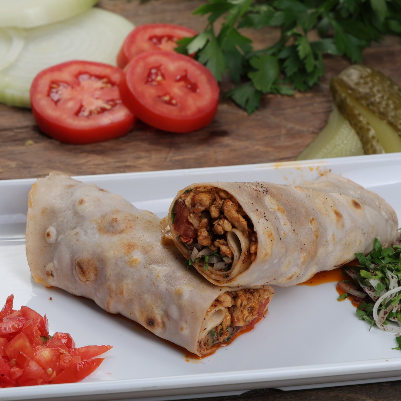 Glutensiz Tavuk Tantuni Dürüm