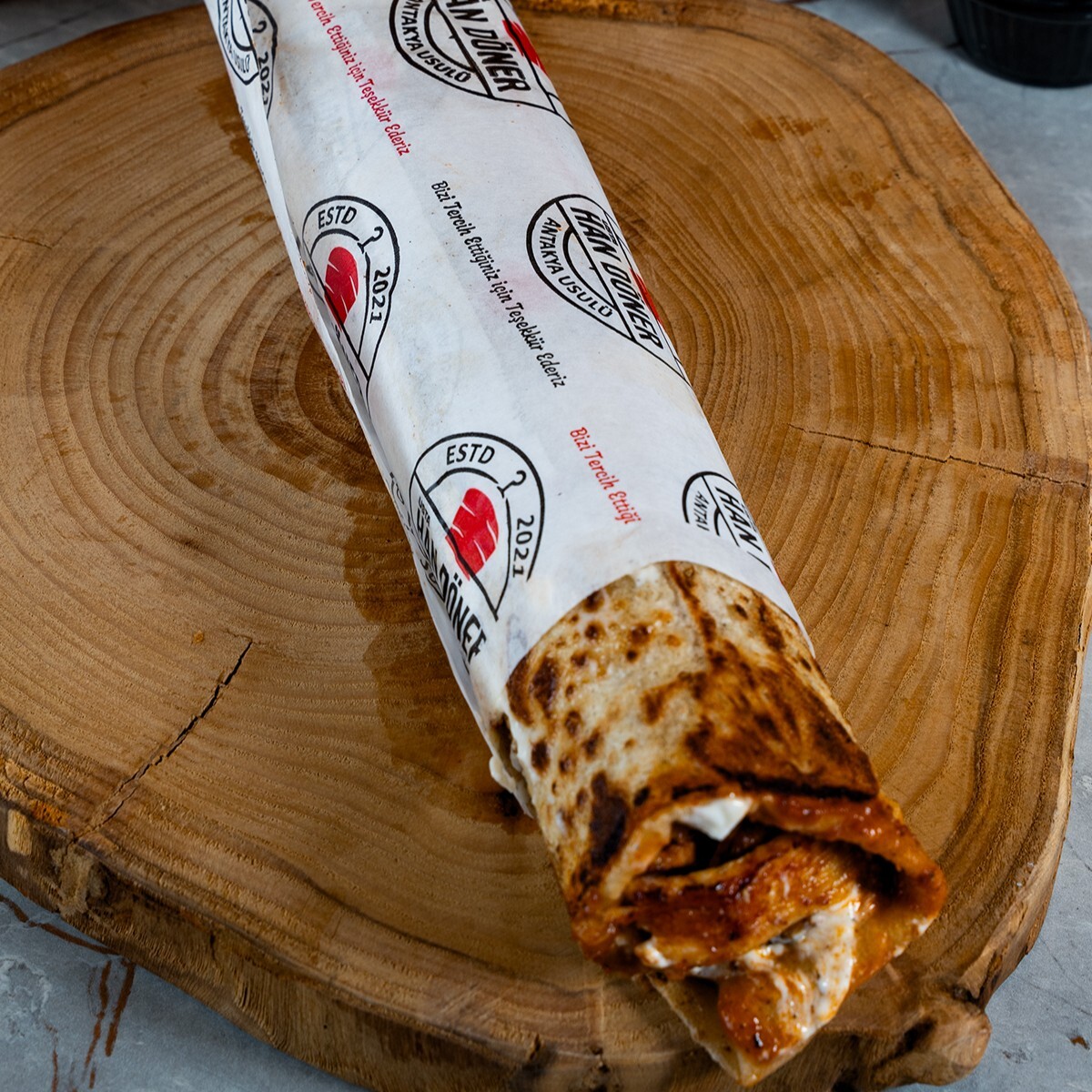 Antakya Usulü Bazuka Tavuk Döner Dürüm