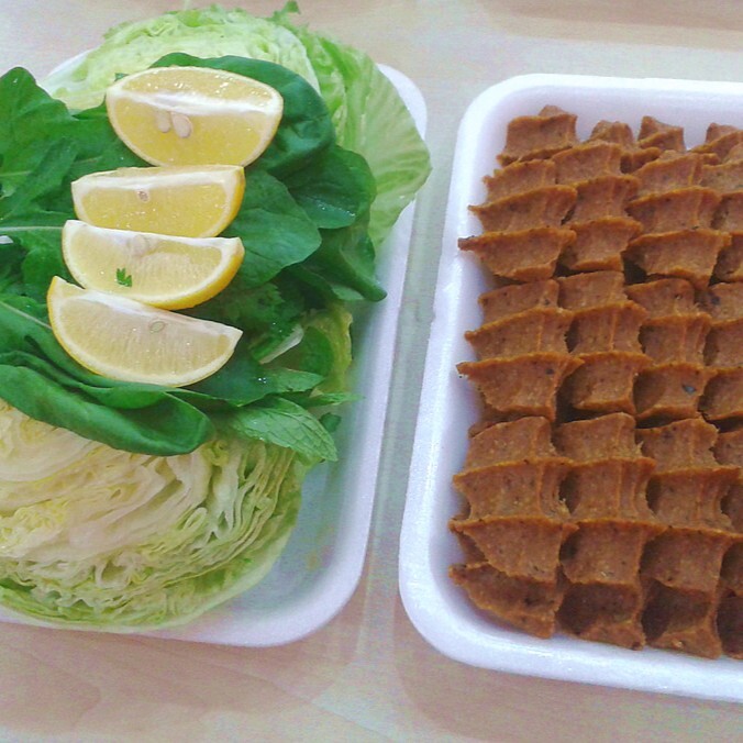 (500 GR) Çiğköfte + Garnitür