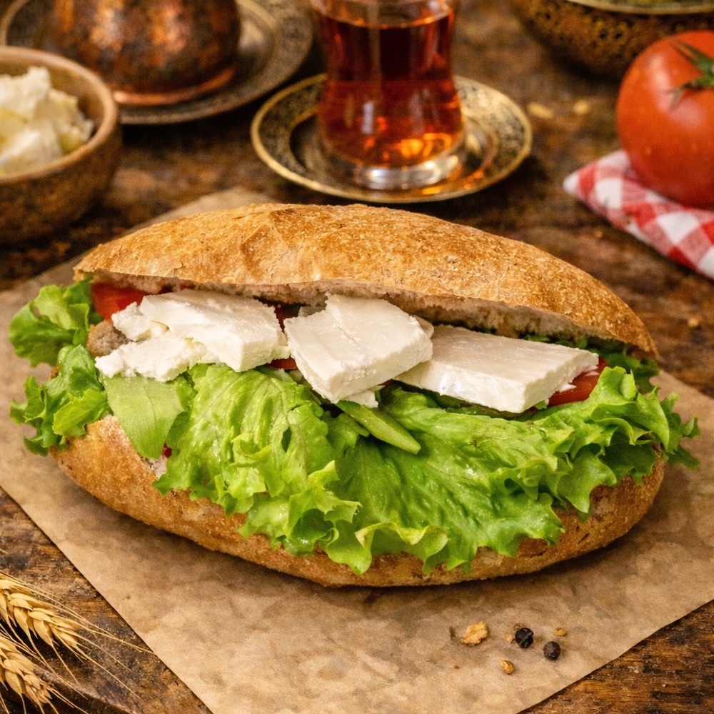 Beyaz Peynirli Soğuk Sandviç