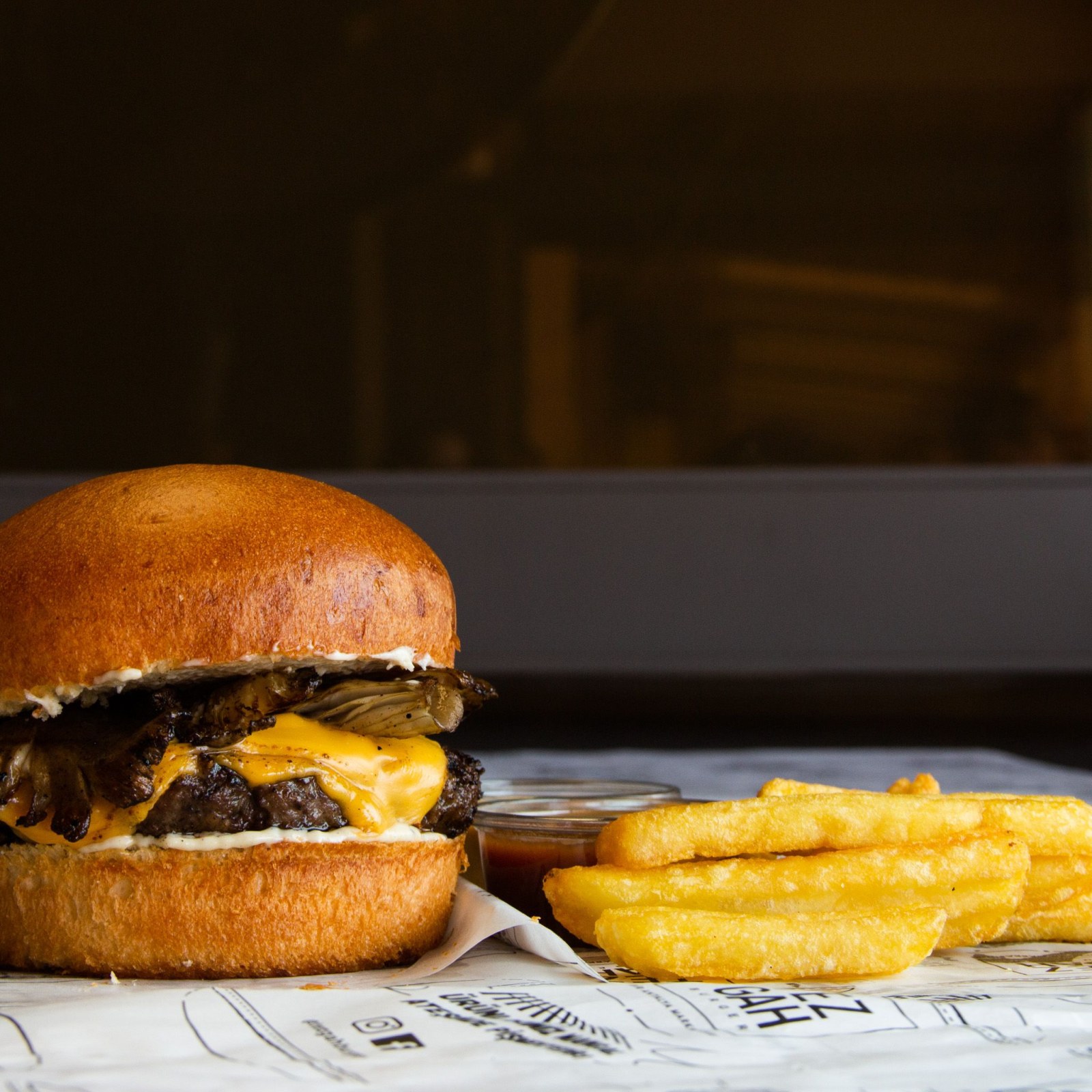 Leaf Mushroom Burger