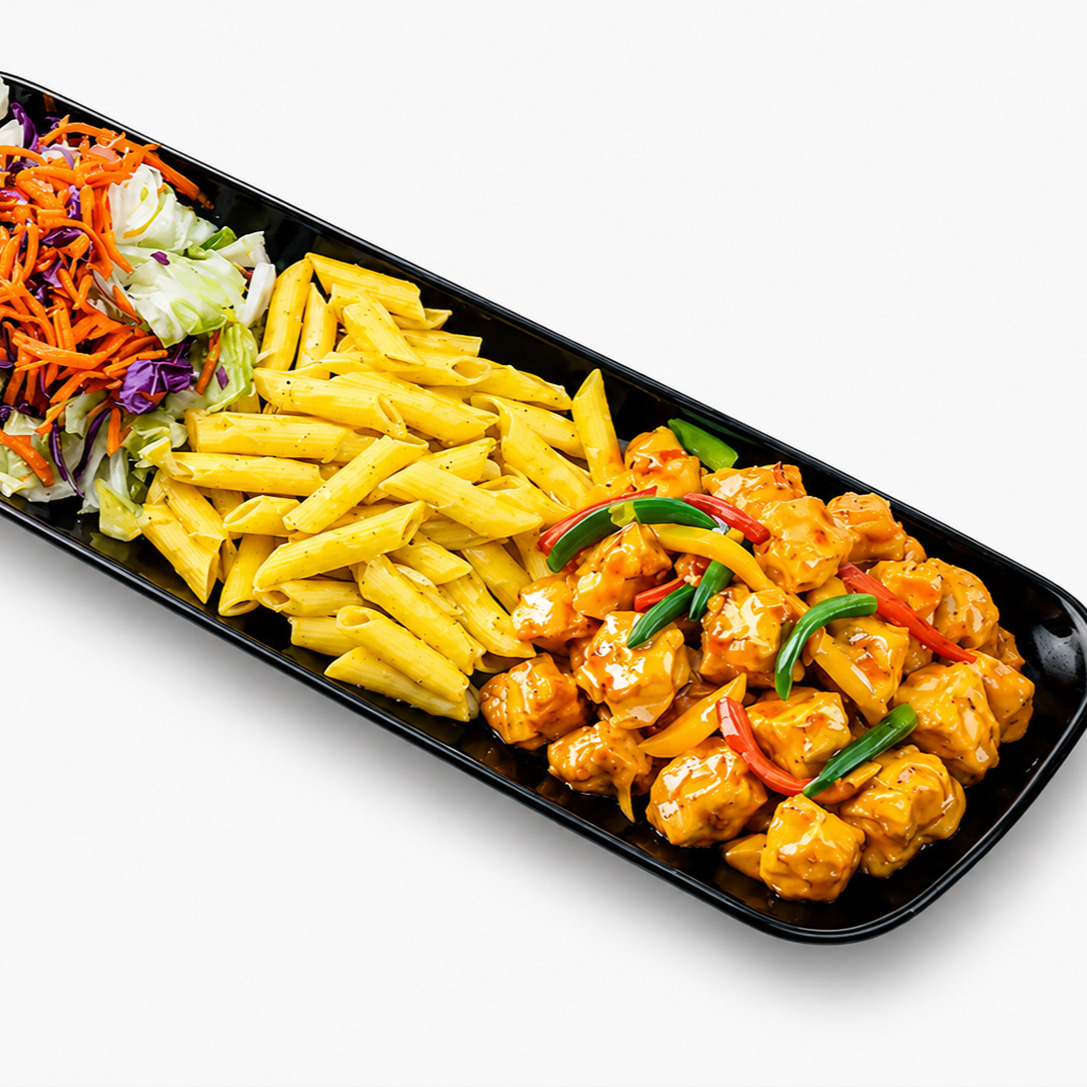 Cheddar Soslu Tavuk Tabağı