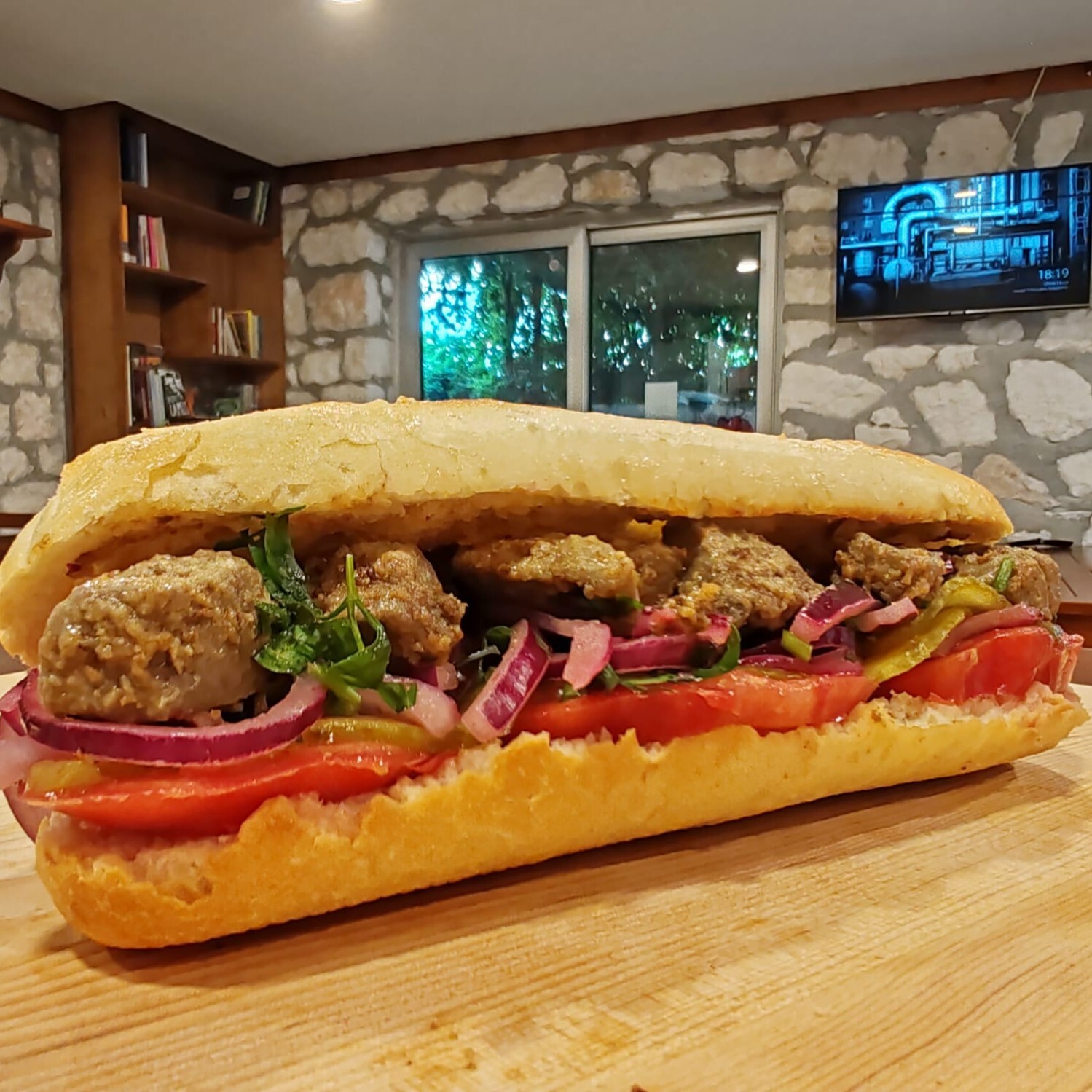 Kuzu Ciğerli Sandviç