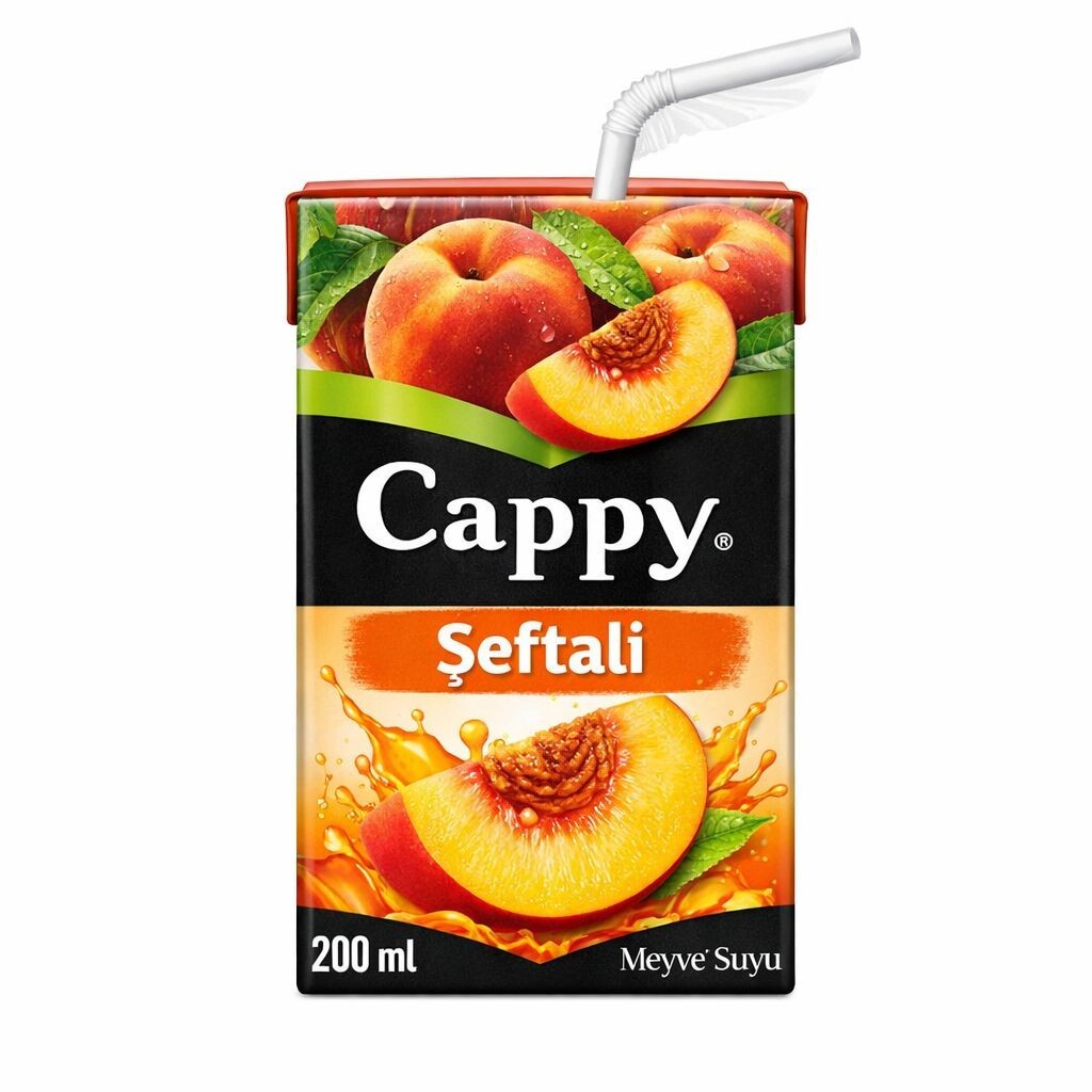 Cappy Şeftali Meyve Suyu (200 ml.)