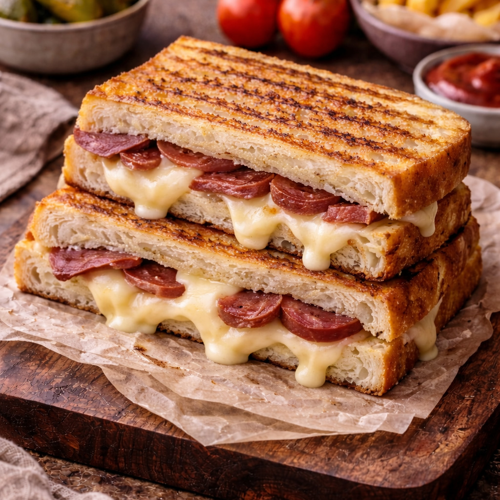 Pastırma Eski Kaşar Tost