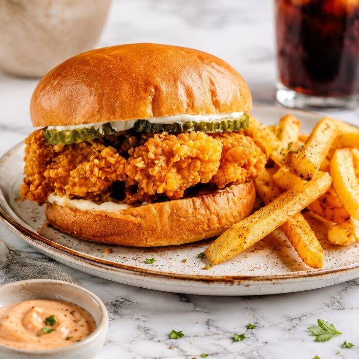 Piliç Tenders Burger Menü