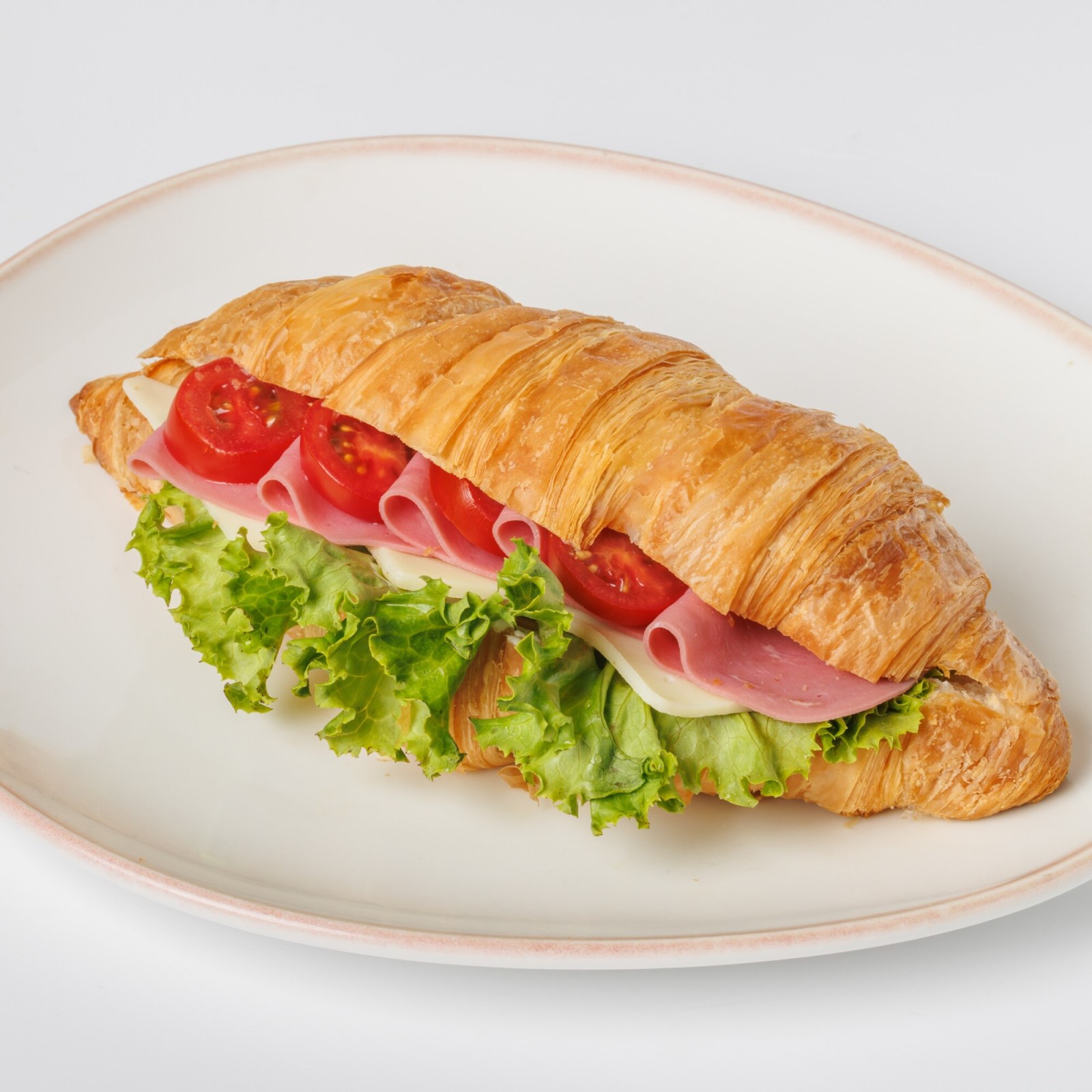 Kruvasan Dana Jambon Sandviç