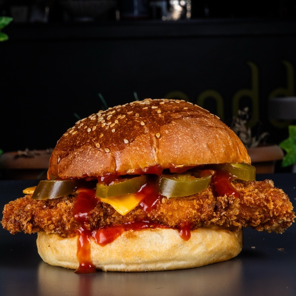 Acılı Tavuk Burger