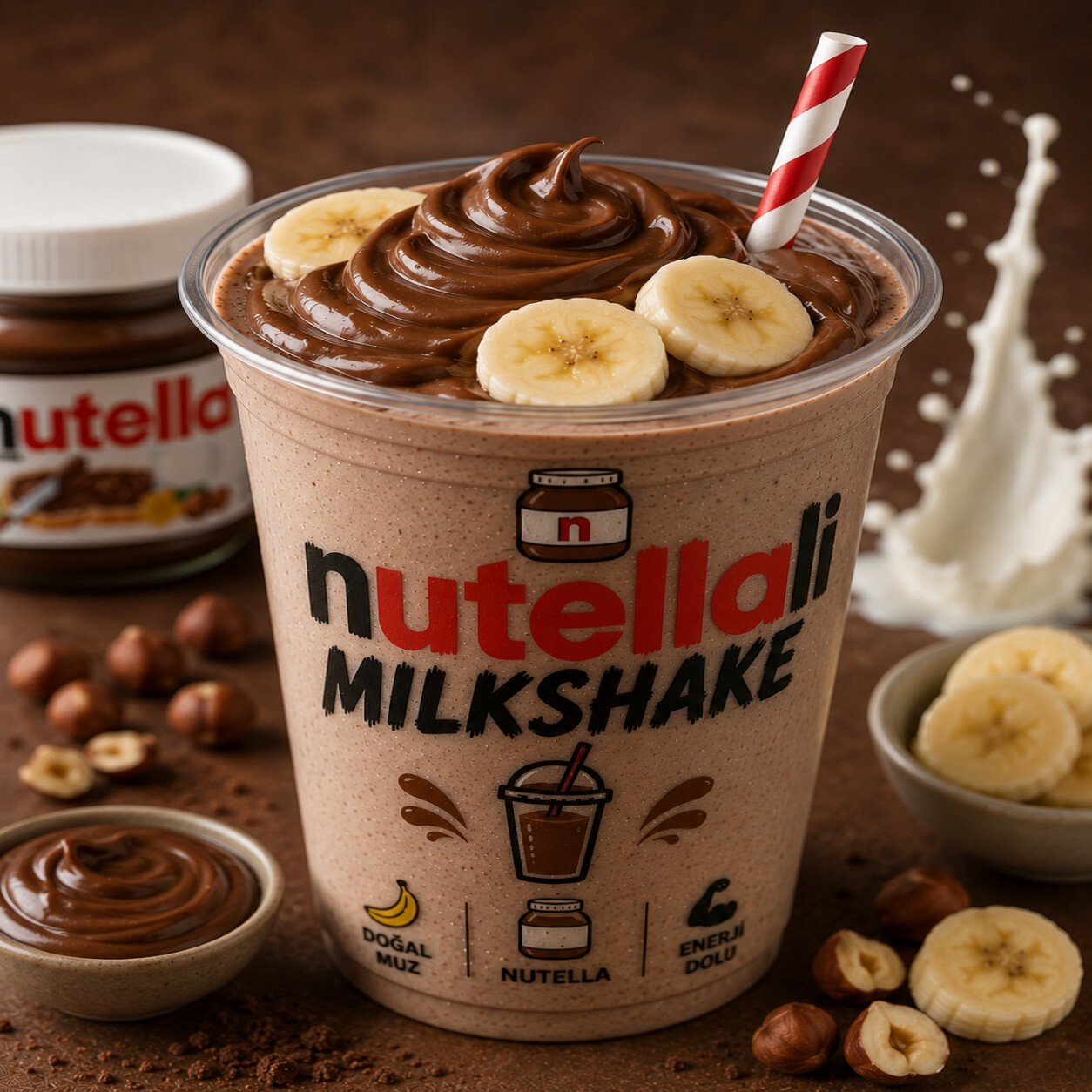 Nutellalı Milkshake