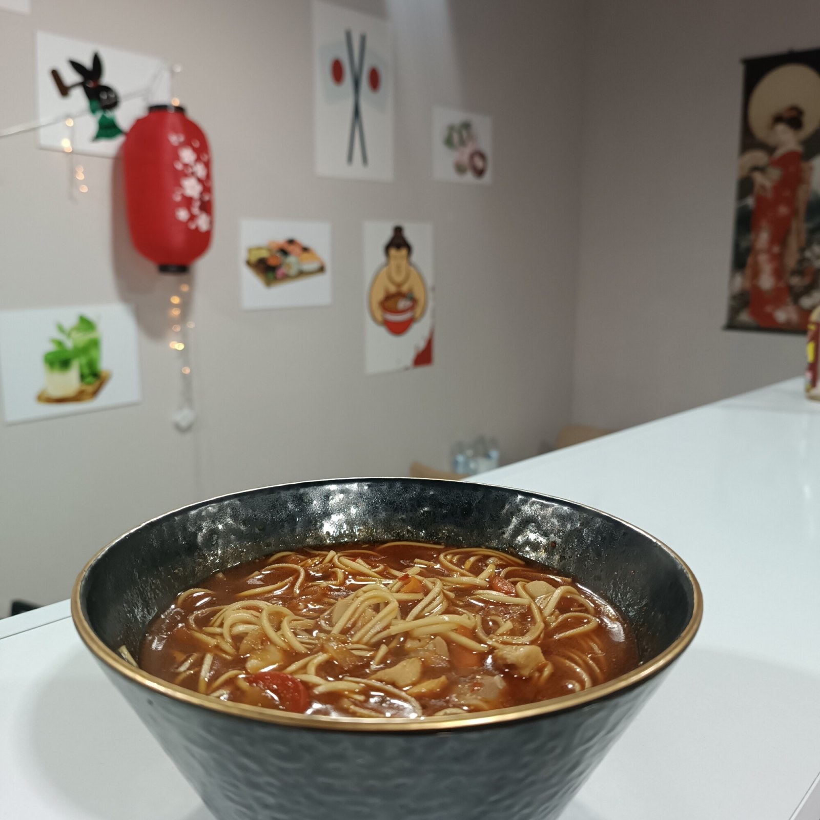 Spicy Noodle Soup (Tavuklu)