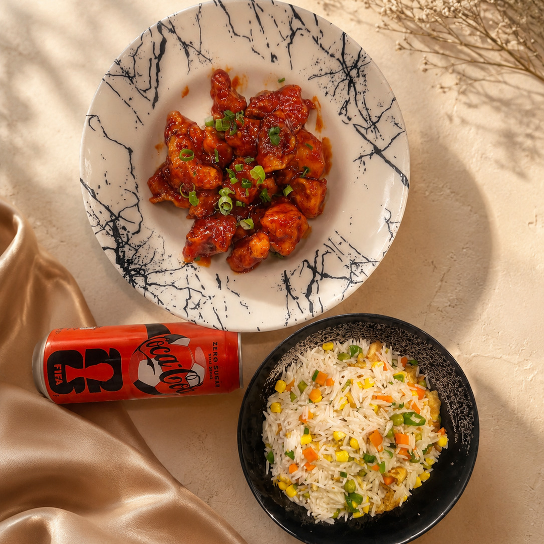 Pilav & General Tso