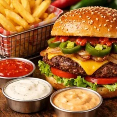 Meksika Burger-Acılı (Büyük Boy)