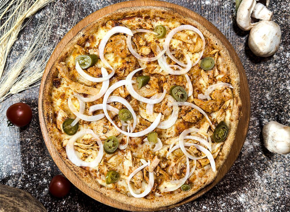 Tavuklu Çiftlik Pizza (Küçük Boy)