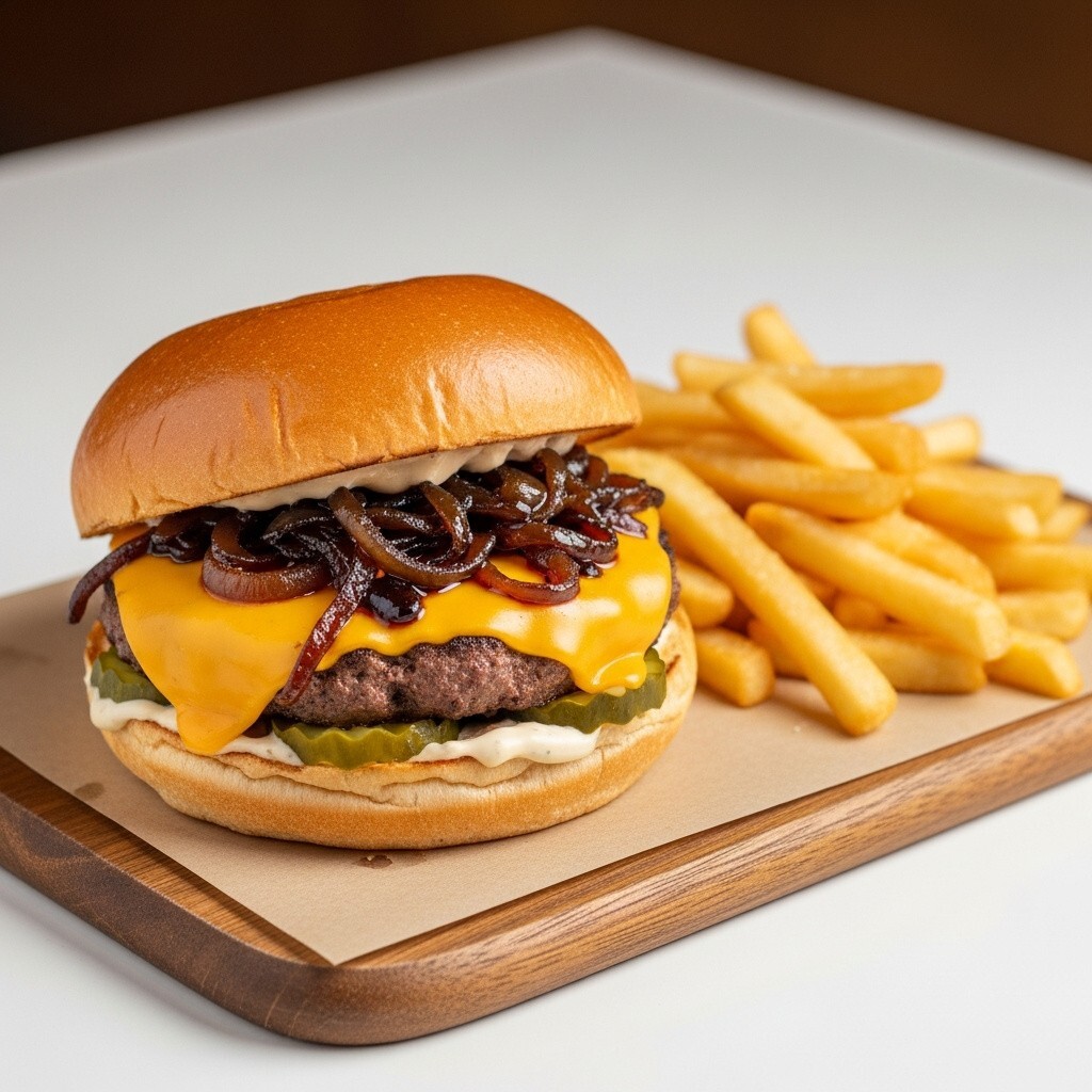 Cheeseburger Menü