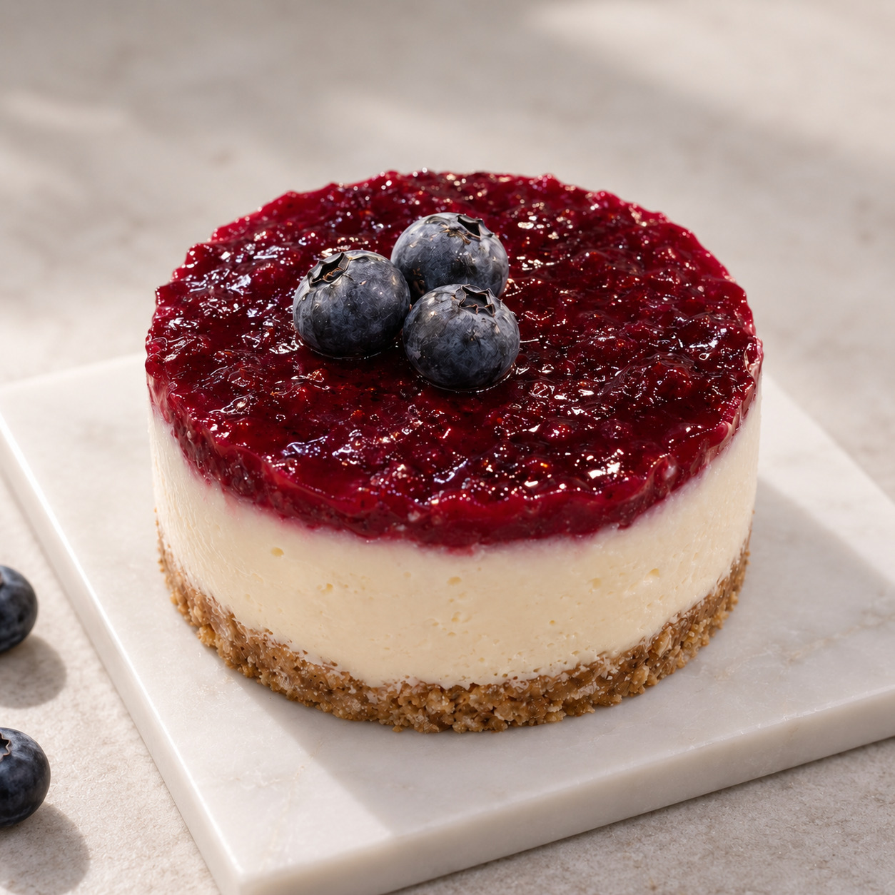 Frambuazlı Cheesecake Tek Pasta
