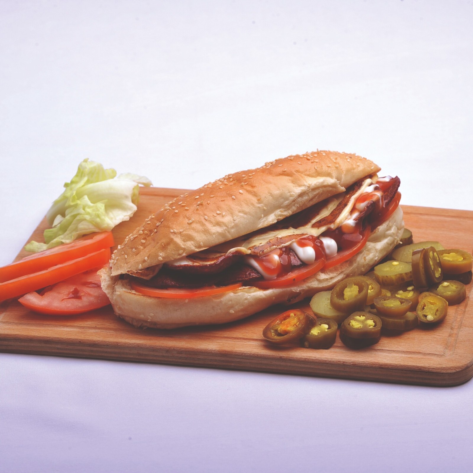 Sucuklu Kaşarlı Sandviç