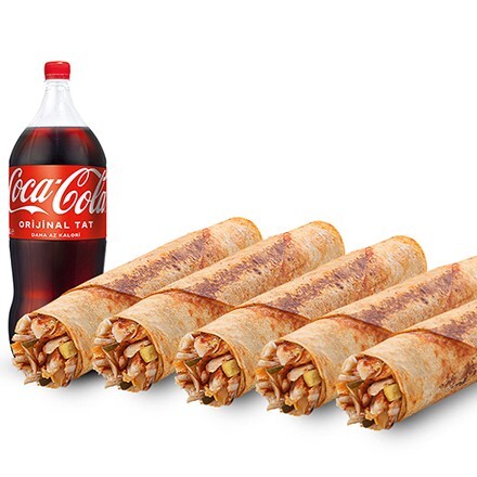 5'Li Tavuk Medium Dürüm Menüsü