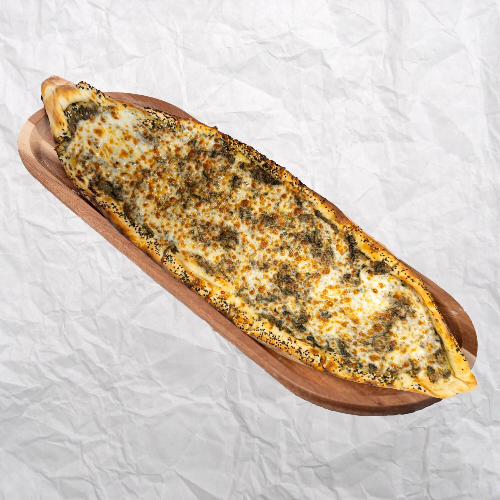 Ispanaklı Kaşarlı Pide