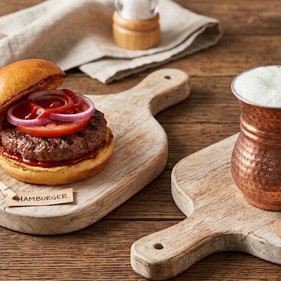 Hamburger-Patates-Ayran